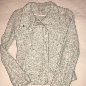 LOFT Jackets & Coats - Ann Taylor Loft cotton Moto style jacket/blazer LOFT Jackets & Coats - Ann Taylor Loft cotton Moto style jacket/blazer